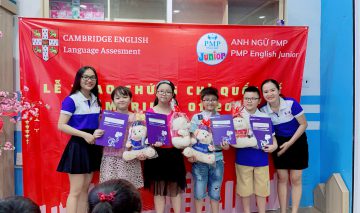 Lễ trao chứng chỉ Cambridge cho học viên PMP Kids