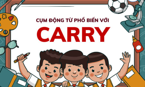 NHỮNG CỤM ĐỘNG TỪ PHỔ BIẾN VỚI “CARRY”