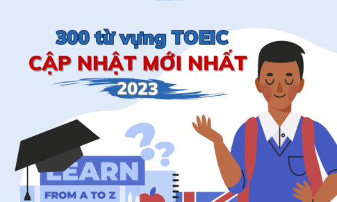 300 TỪ VỰNG TOEIC CẬP NHẬT MỚI NHẤT 2023