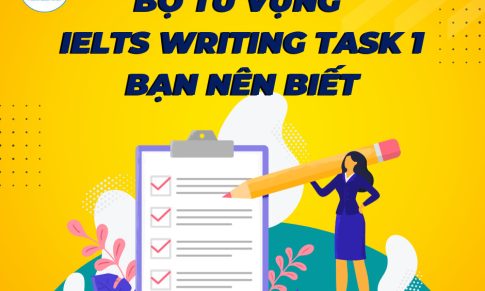 BỘ TỪ VỰNG IELTS WRITING TASK 1 BẠN NÊN BIẾT